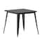 Flash Furniture 31.5 SQ Dining Table Black Poly Top/Black Frame JJ-T14619-80-BKBK-GG - alternate 8